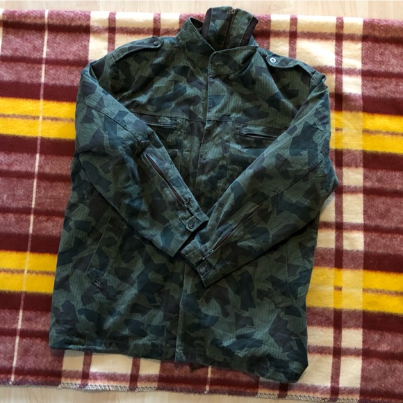 Bulgarian Armed Forces Quilted Liner Winter Jacket Splinter Pattern Camo L/XL - Picture 8 of 12